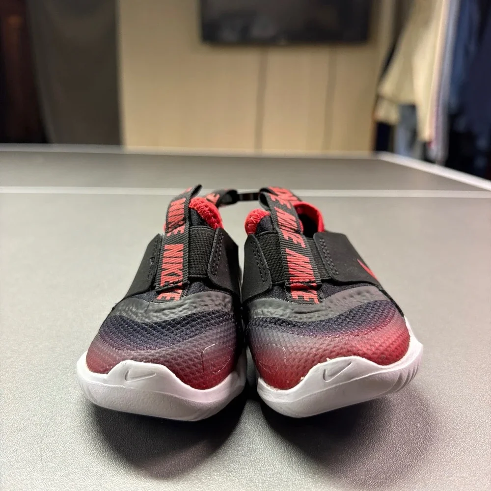 Nike Sunray Protect 3 Toddler Sandals Black Red Hook & Loop Size 3C NEW